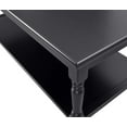 thumbnail image 4 of Bika Home Furniture B180426-2-B Spindle Legs Coffee Table, Black - 20 x 44 x 22 in., 4 of 6