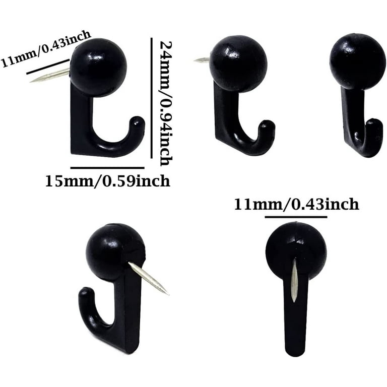 100pcs New Plastic Push Pins Wall Hook Thumb Tacks Marking Pins Push Pin  Hooks 