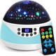 thumbnail image 1 of Proyector de luces nocturnas de estrellas y lunas con música y temporizador - Lámpara de proyección con control remoto para niños - Luces nocturnas giratorias para dormitorio de niños - Ayudante de su, 1 of 3