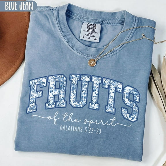 DOPASHIRT Fruits Of The Spirit Christian Shirt, Bible Verse Tshirt, Religious Faith Gifts For Women, Toile De Jouy Christian T-Shirt Unisex S-5XL Hot Trending Shirt, Vintage Birthday Gift