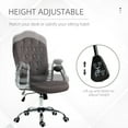 Vinsetto Home Office Chair with Adjustable Height and Tilt, Dark Gray