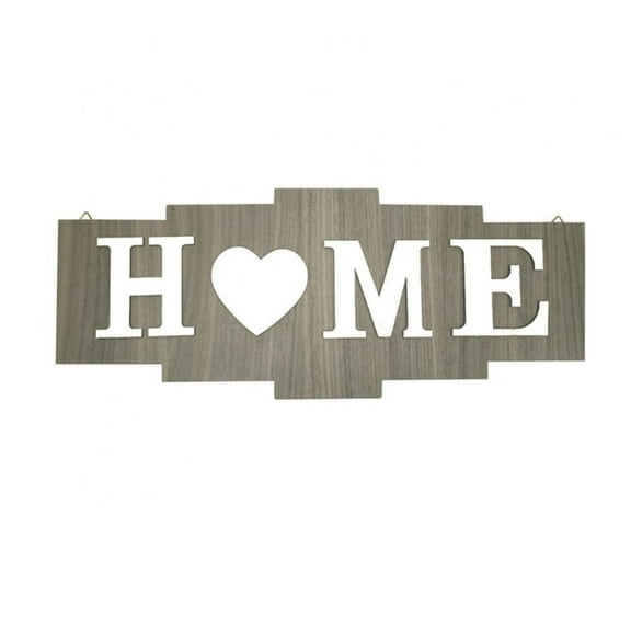 Home Sign, Rustic Wood Home Wall Decor, Large Farmhouse Home Sign Plaque Wall Hanging for Bedroom, Living Room, Wall, Wedding Decor