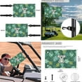 thumbnail image 6 of XYZCANDO Koala 4 Piece Golf Cart Seat Covers Leaves Golf Cart Steering Wheel Covers 2pcs Golf Cart Flags Comfort Golf Cart Body Kit 13 Inch Steering Wheel Covers Decoration Banner Green, 6 of 7
