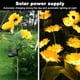 thumbnail image 4 of Lámpara solar enchufable para exteriores, farol de girasol de simulación impermeable, decoración de jardín, 2 uds., 4 of 5