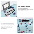 thumbnail image 5 of Easygdp Sailboats Anchors Print Elastic and Washable Suitcase Protective Cover with Hidden Zipper Fits 18-32 inch Luggage -Medium, 5 of 9