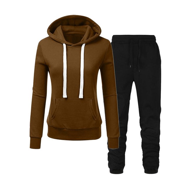 Puntoco Moda Mujer Otoño Invierno Trajes Deportes Chándales Manga Larga Jersey Sudaderas Pantalones Traje Puntoco Puntoco-8333