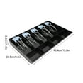 thumbnail image 4 of Cash Box, Portable Five Compartment Currency Storage Box ABS Material Cash Tray, For Shops Supermarkets, 4 of 8
