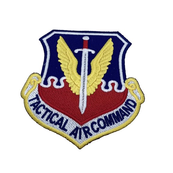 Tactical Air Command Patch Plastic Backing