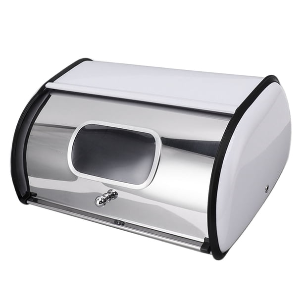 Caja de Pan para Encimera de Cocina Gran Capacidad Contenedor de Pan Soporte de Almacenamiento de Pan Guardián del Pan Paneras con Ventana Pequeña para Pasteles Comida Seca ANGGREK Otros