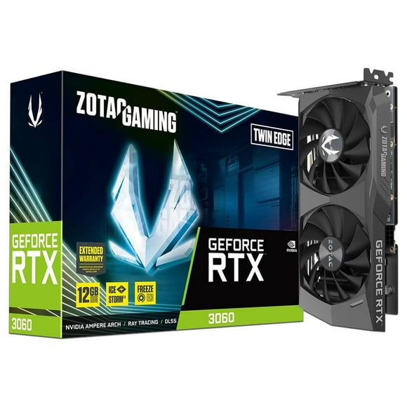 Tarjeta de Video ZOTAC GeForce RTX 3060 Twin Edge 12GB ZT-A30600E-10M