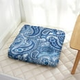 thumbnail image 6 of 22in Square Floor Pillow with Bohemian Design, Dutch Velvet Meditation Cushion for Adults, 6 of 7