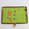 thumbnail image 1 of Pizarra táctica de fútbol, pizarra magnética, pizarra de entrenamiento con imanes para bolígrafos, pizarra de estrategia portátil para entrenamientos y competiciones de fútbol., 1 of 5