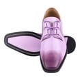 thumbnail image 2 of LIBERTYZENO Men Leather Formal Oxford Dress Shoes, Purple, 9.5, 2 of 7