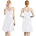 thumbnail image 2 of LYMAYTER Women's Satin Lingerie Mini Spaghetti Strap Dress Silk Satin Nightgowns M-4XL, 2 of 8