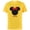 Yellow, variant on Disney Minnie Mouse Oma Grandma Red Bow Family Mother’s Day - Short Sleeve Cotton T-Shirt for Adults - Customized-Black