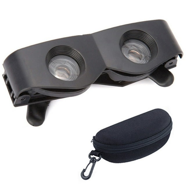 Binoculares de pesca Gafas Telescopio de aumento para observación de aves Conciertos deportivos Tv Adultos Niños Gafas de manos libres al aire libre con estuche para gafas Adepaton 2035729