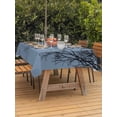 thumbnail image 3 of Outdoor Tablecloth with Umbrella Hole for Patio/Picnic/Party/Camping, Blue Black Branches Waterproof Table Cloth Rectangle Table Cover Washable, Botanical Dead Tree Birds (60"x 102"), 3 of 8