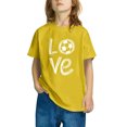 thumbnail image 4 of GERsome Crewneck Cotton Shirt for Toddler Boy Girl, Cute Graphic Short Sleeve Tshirt for Kids, Summer Soft Cotton Tops, Sizes 3-10 Years, 1-Pack, 4 of 4
