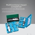 thumbnail image 4 of Ensemble de Tournevis à Impact Robustes, Construction en Acier Cr-Mo de 7 Pcs avec Conception Résistante aux Impacts, Outils Non Isolés et Non Magnétiques, Poids de 1200 g pour Enlever les Vis Rouillées, Emballé dans un Étui en Plastique, 4 of 6