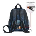 thumbnail image 5 of FORMRS School Backpack with Front Zippered Pocket 12" Student Travel Daypack, Window Earth, 5 of 6