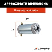 Lippert Components M6V-179327 Leveling System Hydraulic Pump Motor