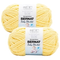 (Pack of 2) Bernat Baby Blanket Big Ball Yarn-Buttercup