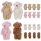 thumbnail image 4 of 20pcs mini osos peluche juguetes peluche ositos rellenos con llavero accesorios de bricolaje, 4 of 6