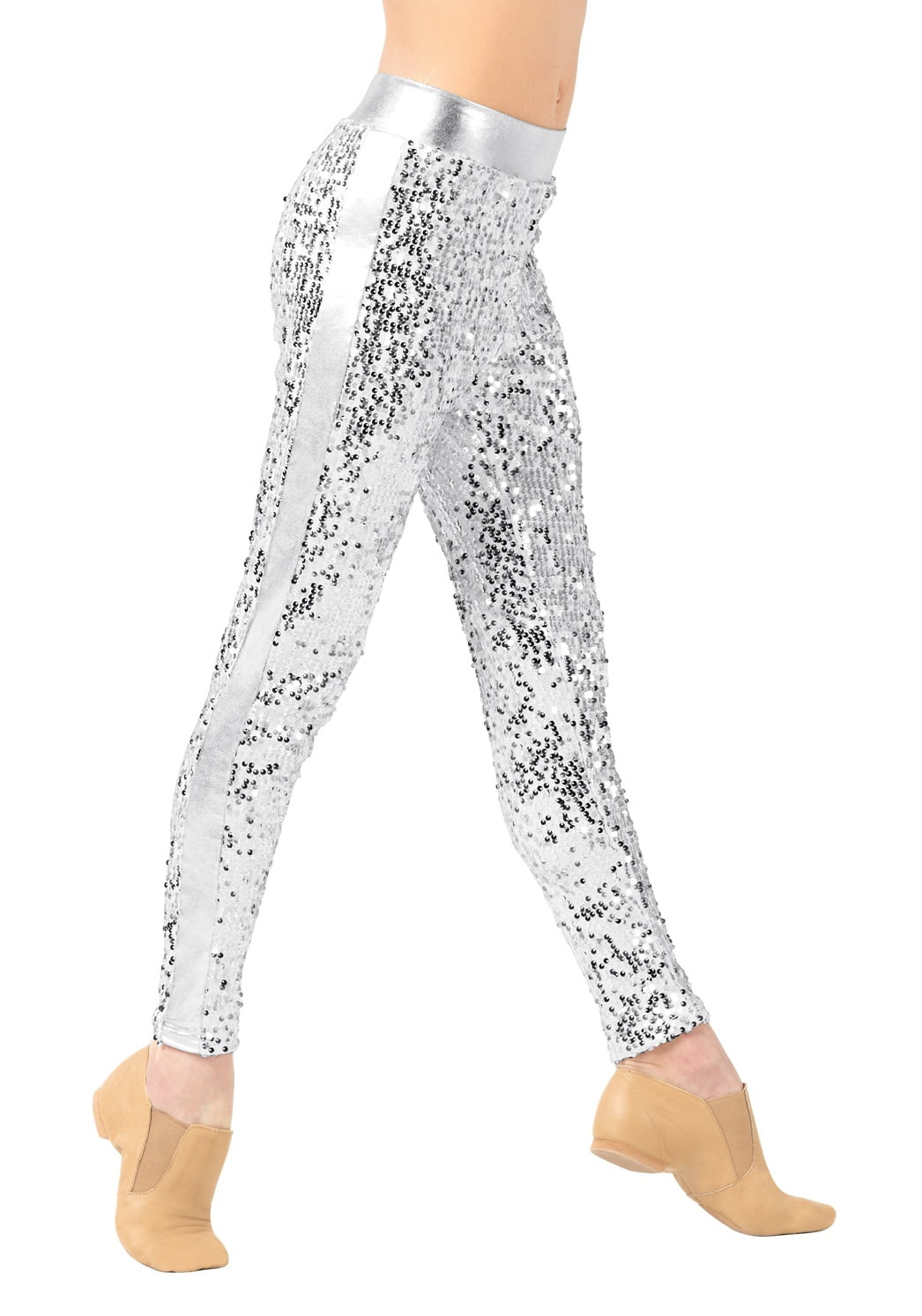 petite sequin leggings