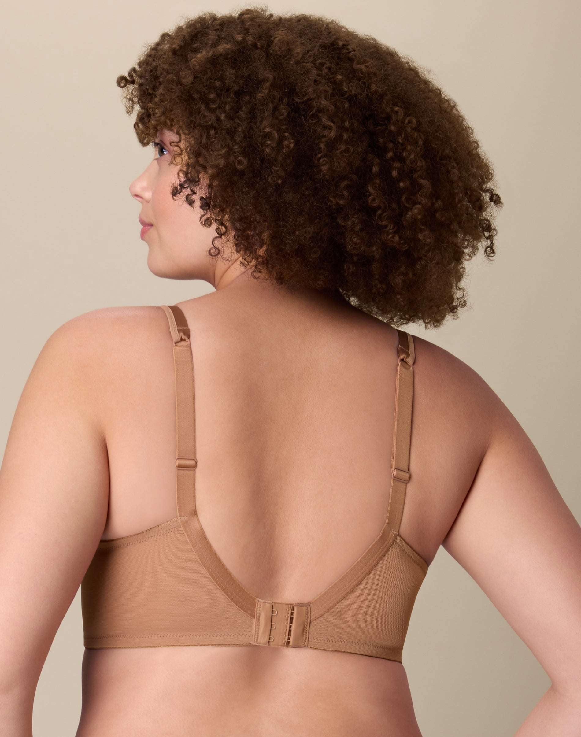 Playtex Convertible Lace Underwire Bra, Full Coverage  Dark Iced Brown 46C Women's