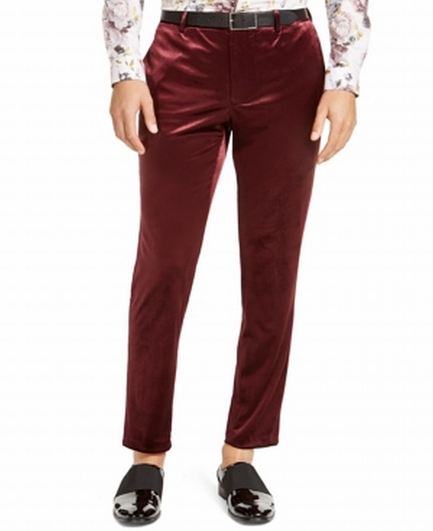 tapered leg suit pants