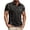 j43-Black, variant on LIIPEE Summer Solid Color Polo Shirt For Men Short Sleeve Tennis Collar Shirts Male Comfortable Breathable Versatile Polos,L