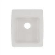 Swan Solid Surface 17.25'' x 20'' Drop-In/Undermount Laundry Sink