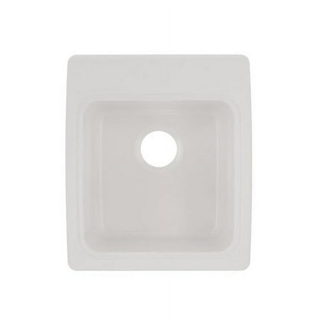Swan Solid Surface 17.25'' x 20'' Drop-In/Undermount Laundry Sink