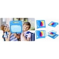 thumbnail image 4 of AVAWO Kids Case for New iPad (A16) 11th Generation 11 Inch 2025 & iPad 10th Generation 10.9" 2022 with Built-in Screen Protector Durable Shockproof Lightweight Handle Cover, Light Pink+Light Purple, 4 of 12