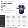 thumbnail image 5 of Wukai Planets Stars And Galaxies1 Men's Casual Short-Sleeve Button Down Shirt,Cuban Shirts for Men,Mens Short Sleeve Dress Shirts-Small, 5 of 5
