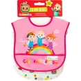 thumbnail image 2 of Cocomelon Bib 2 Pack Pink, 2 of 2