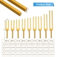 thumbnail image 2 of Unique Bargains Tuning Fork Set 9 Pcs Tuning Forks Aluminium Alloy for Instrument Treatment Yoga Sound Testing Golden, 2 of 7