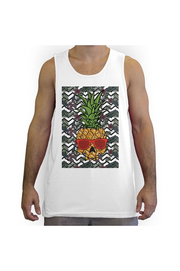 -  Pineapple Skull Men's Fashion Tank Top