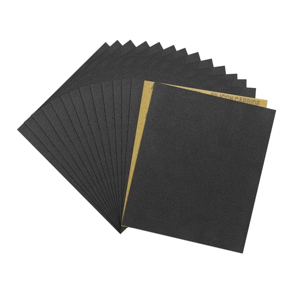 Sandpapers (3.6" x 9"/91mm x 229mm) 5 Sheets, 400 Grit Sand Paper Silicon Carbide Abrasive Sanding Sheets for Automotive Polishing, Metal Sanding, Woodworking