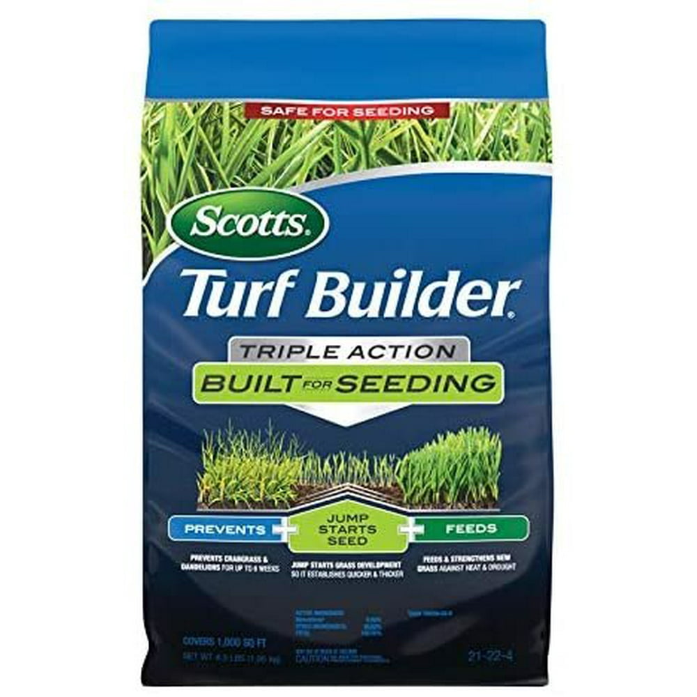 Scotts Turf Builder Triple Action Seeds & Weeds 21224 Lawn Fertilizer