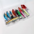 thumbnail image 3 of Mosiee 8Pcs Fishing Hard Bait Kit Minnow Popper Sinking Lures For Freshwater/Saltwater, 3 of 9