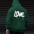 thumbnail image 5 of Vedolay Mens Hoodies Pullover 2023 Men's Loose Soft Long Sleeve Pullover Tops Shirts Green,S, 5 of 5