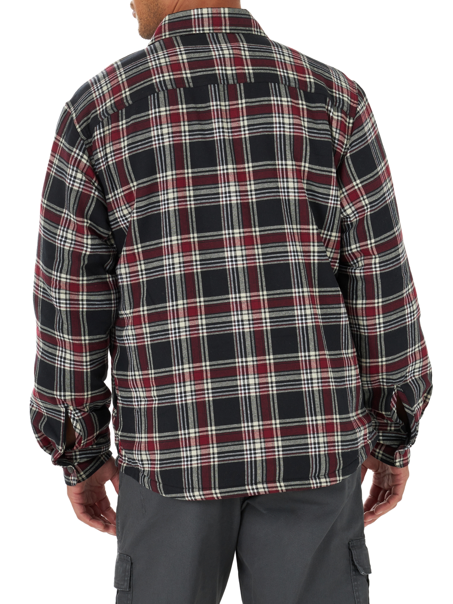Wrangler Men's Heavyweight Sherpa-Lined Shirt Jacket - image 2 of 5