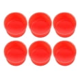 thumbnail image 3 of Mini Moldes de Silicona para Pasteles,Bandeja Hornear Redonda 4 Pulgadas, Molde Antiadherente, Bandeja Hornear, Reutilizable, Rojo, Juego 6, 3 of 5