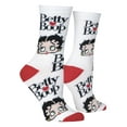 thumbnail image 3 of Crazy Socks Betty Boop Fun Print Novelty Crew Socks for Women, 3 of 6