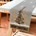 thumbnail image 4 of Xihbxyly Ofertas Relámpago Del Día Prime Solo Hoy Camino de Mesa Navideño, Decoración Festiva para El Comedor, La Cocina o La Sala de Estar con Diseño Floral Rojo y Verde para Reuniones Familiares y, 4 of 6