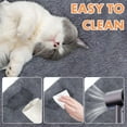 thumbnail image 4 of PinkSheep 4' x 5' Fluffy Area Rugs Shaggy Fur Washable Rug Plush Carpet Floor Mat for Indoor Living Room Bedroom Gray, 4 of 8