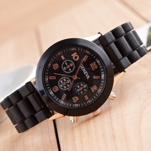 Reloj de silicona de moda, hermoso color, reloj informal para estudiantes.