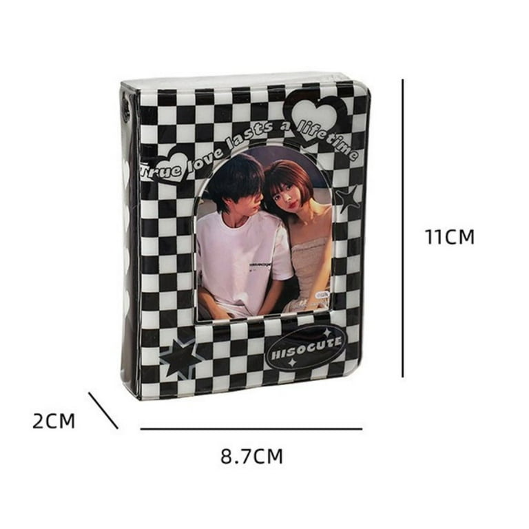 Cool 40 Pockets Kpop Idol Cards Anime Card Black White Polaroid