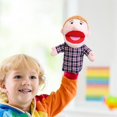thumbnail image 4 of Dosaele School Family Hand Puppet Interactive Show Puppet Role Play Toy With Removable Mouth Suitable For Children And Teenagers (Dad), 4 of 7